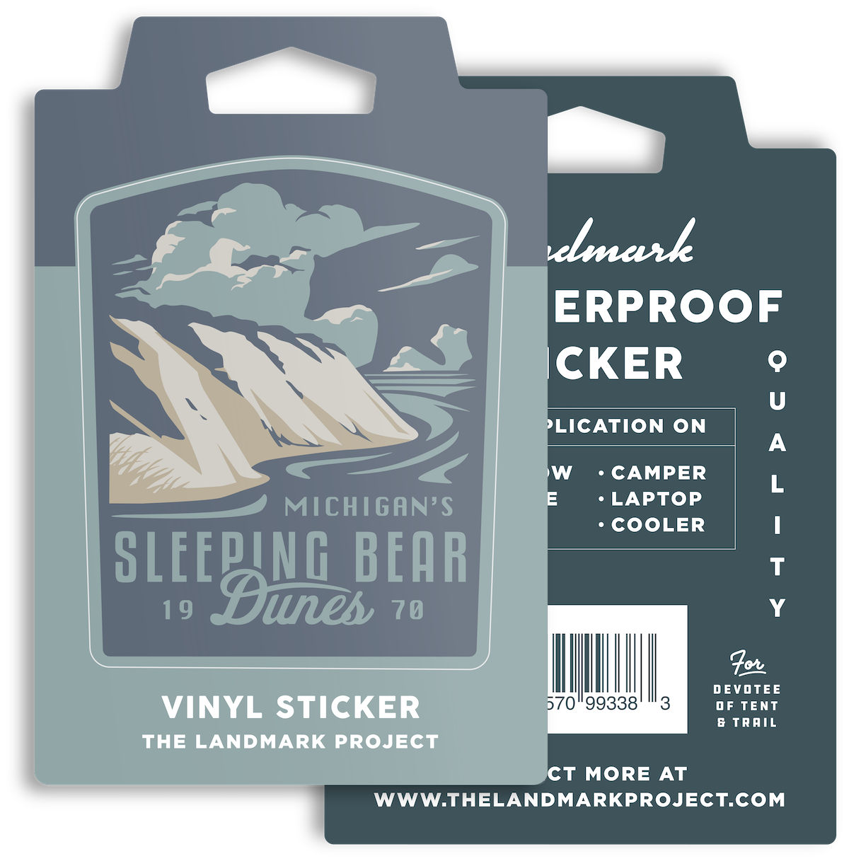 sleeping bear dunes sticker landmark project
