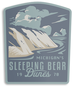 sleeping bear dunes sticker