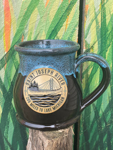 st Joseph river mug inrugco blue