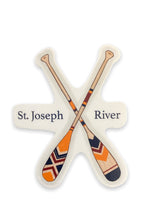 Load image into Gallery viewer, st Joseph river oars sticker