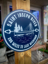 Load image into Gallery viewer, Saint Joseph River Metal Sign