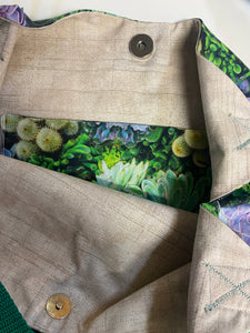 succulent market bag inside