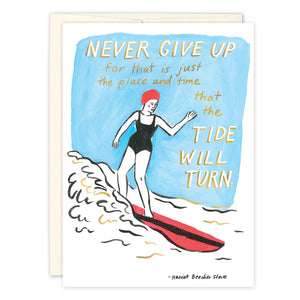 surfer girl card
