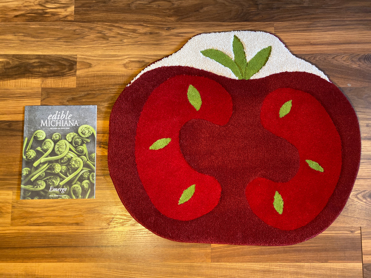 Tomato Area Rug | Unique Area Rug | InRugCo Studio & Gift Shop