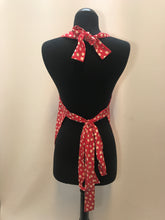 Load image into Gallery viewer, White Daisies &amp; Red Polka-Dots Apron - InRugCo Studio &amp; Gift Shop