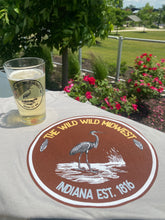 Load image into Gallery viewer, wild wild midwest blue heron shirt and pint glass