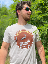 Load image into Gallery viewer, wild wild midwest great blue heron tee inrugco